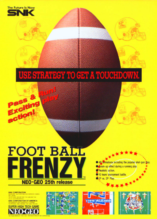 Football Frenzy (NGM-034)(NGH-034) Game Cover